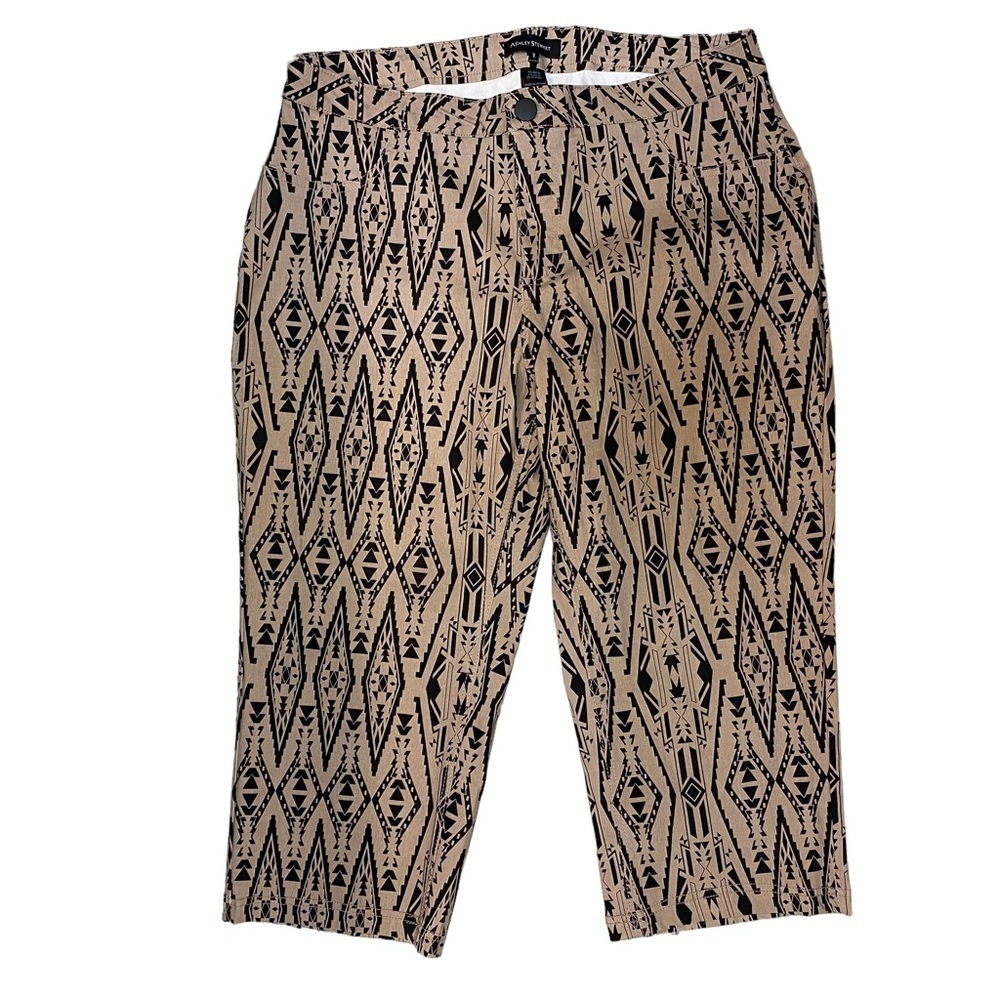 Ashley Stewart Plus Size Ladies 16 Stretchy Capris